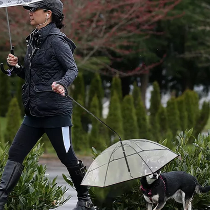 Paraguas para Perros – Protección contra la Lluvia con Correa Incorporada ☔🐶